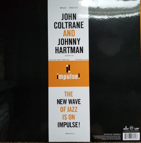 John Coltrane And Johnny Hartman - John Coltrane and Johnny Hartman | Impulse! (B0033800-01) - 4