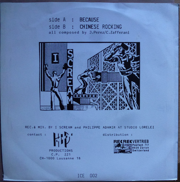 I Scream - Because | Not On Label (I Scream  Self-Released) (ICE 002) - 2