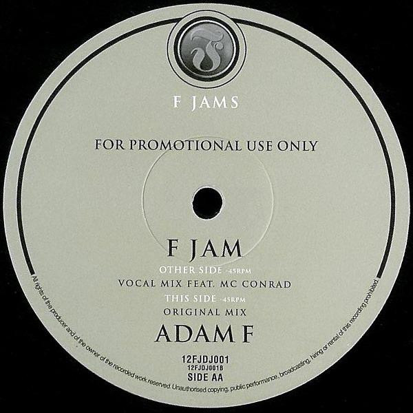Adam F - F Jam | F-Jams (12FJDJ001) - main