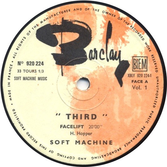 Soft Machine - Third | Barclay (0920 224/225) - 4 Soft Machine - Third | Barclay (0920 224/225) - 4
