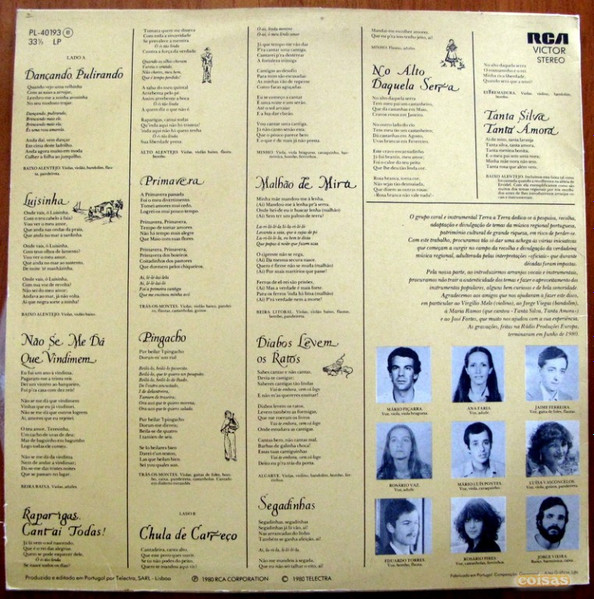 Terra a Terra - Dançando, Pulirando | RCA (PL - 40193) - 2