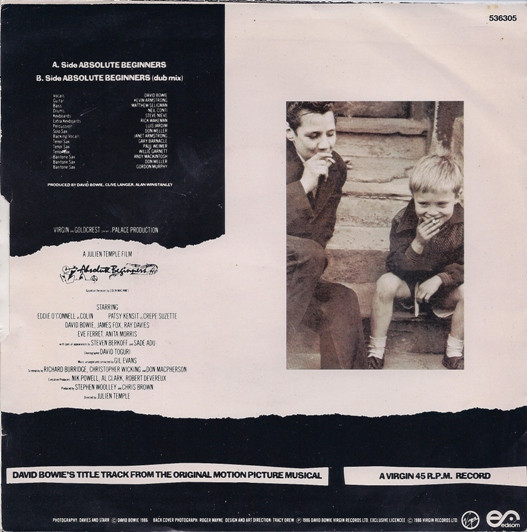 David Bowie - Absolute Beginners | Virgin (536305) - 2