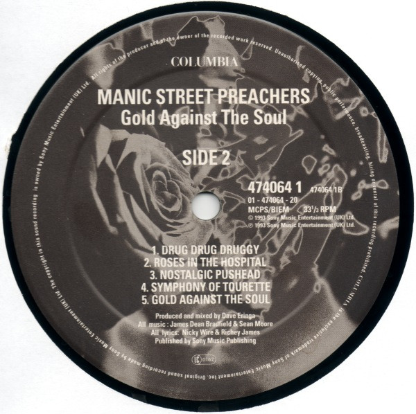 Manic Street Preachers - Gold Against The Soul | Columbia (474064 1) - main