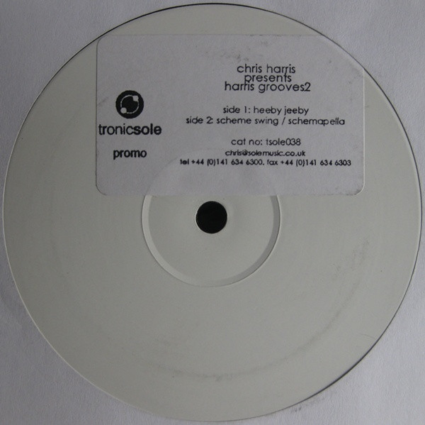 Chris Harris - Harris Grooves 2 | Tronicsole (tsole038) - main