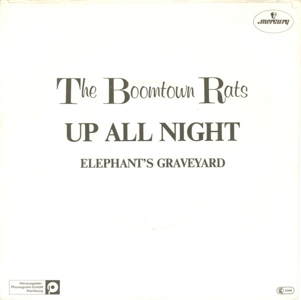 The Boomtown Rats - Up All Night | Mercury (6059 433) - 2