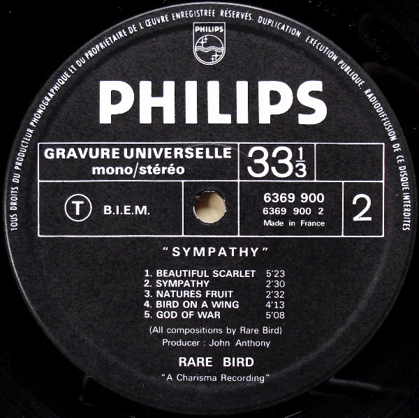 Rare Bird - Sympathy | Philips (6369 900) - 4 Rare Bird - Sympathy | Philips (6369 900) - 4