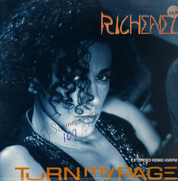 Richenel - Turn My Page | CBS (CBS 655076 6) - main