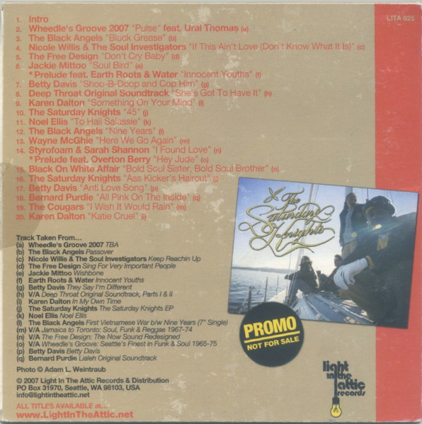 The Saturday Knights - Light In The Attic Records Sampler 3.0 | Light In The Attic (LITA 025) - 2