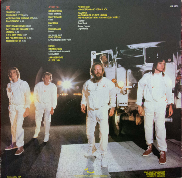 Jethro Tull - A | Chrysalis (CDL 1301) - 2