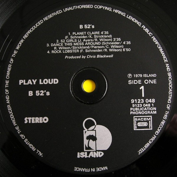 The B-52's - The B-52's | Island Records (9123 048) - 3
