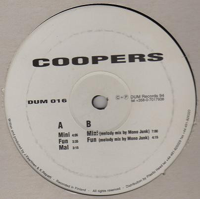 Coopers - Untitled | Dum Records (DUM 016) - main Coopers - Untitled | Dum Records (DUM 016) - main