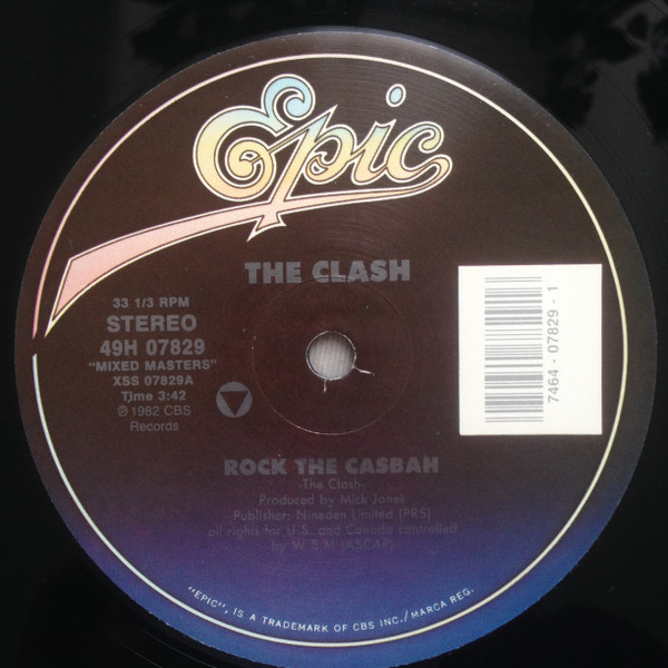 The Clash - Rock The Casbah | Epic (49H 07829) The Clash - Rock The Casbah | Epic (49H 07829)
