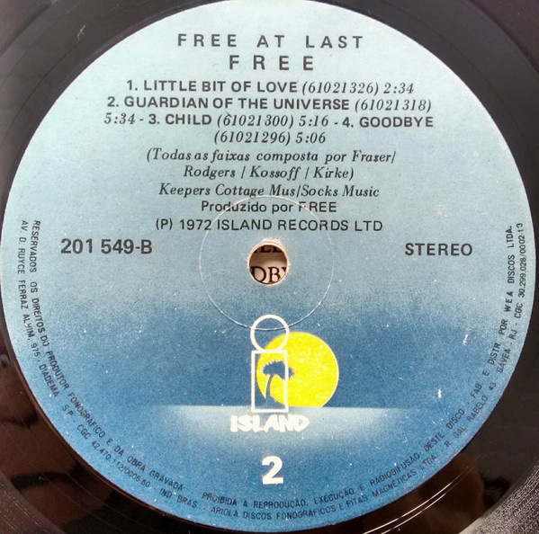 Free - Free At Last | Island Records (201549) - 4