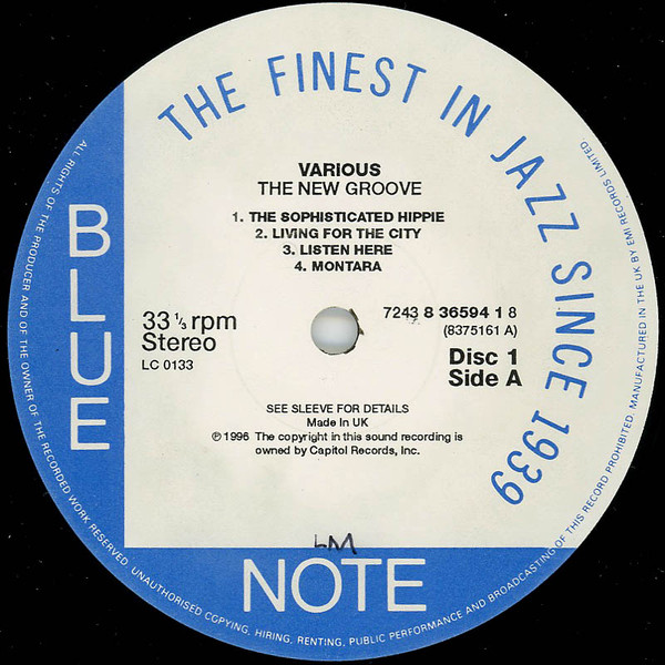 Various - The New Groove (The Blue Note Remix Project Volume 1) | Blue Note (7243 8 36594 1 8) - 4 Various - The New Groove (The Blue Note Remix Project Volume 1) | Blue Note (7243 8 36594 1 8) - 4
