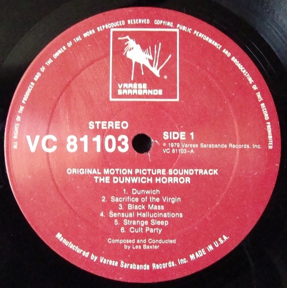 Les Baxter - The Dunwich Horror (Original Motion Picture Soundtrack) | Varèse Sarabande (VC 81103) - 3 Les Baxter - The Dunwich Horror (Original Motion Picture Soundtrack) | Varèse Sarabande (VC 81103) - 3