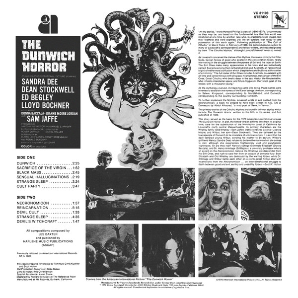 Les Baxter - The Dunwich Horror (Original Motion Picture Soundtrack) | Varèse Sarabande (VC 81103) - 2 Les Baxter - The Dunwich Horror (Original Motion Picture Soundtrack) | Varèse Sarabande (VC 81103) - 2