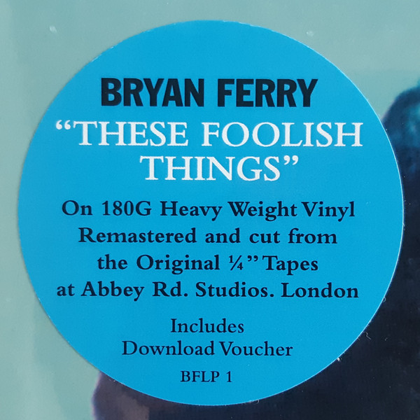 Bryan Ferry - These Foolish Things | Virgin (BFLP1) - 3 Bryan Ferry - These Foolish Things | Virgin (BFLP1) - 3