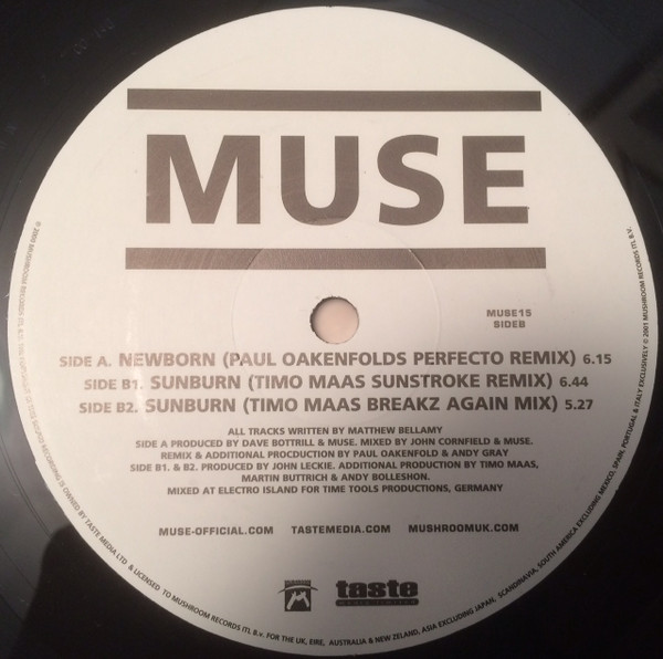 Muse - New Born Remixes | Mushroom (MUSE 15) - main Muse - New Born Remixes | Mushroom (MUSE 15) - main