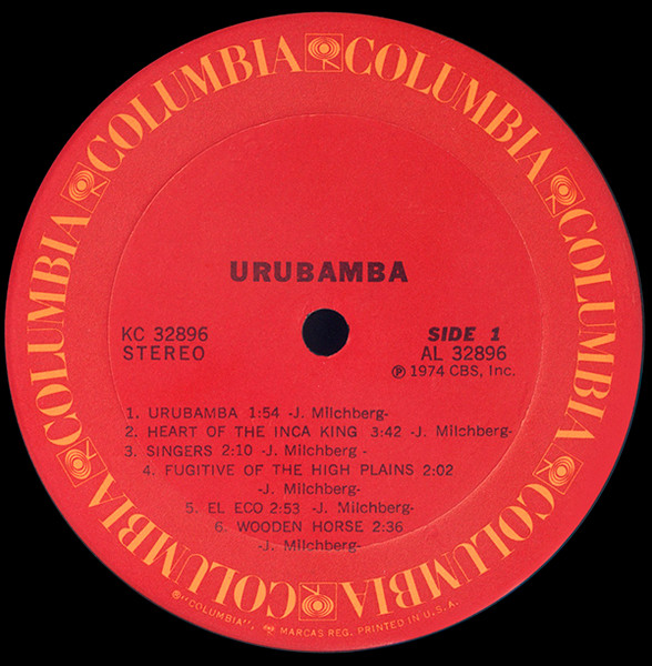 Urubamba - Urubamba | Columbia (KC 32896) - 3 Urubamba - Urubamba | Columbia (KC 32896) - 3