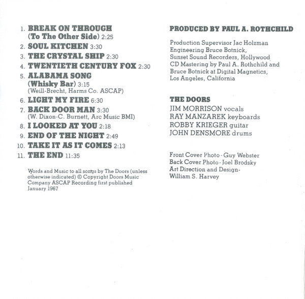 The Doors - The Doors | Elektra (974 007-2) - 4