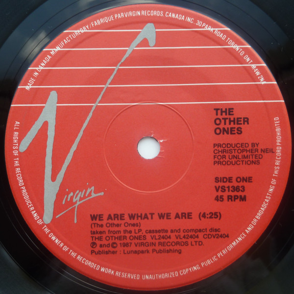 The Other Ones - We Are What We Are | Virgin (VS1363) - 3