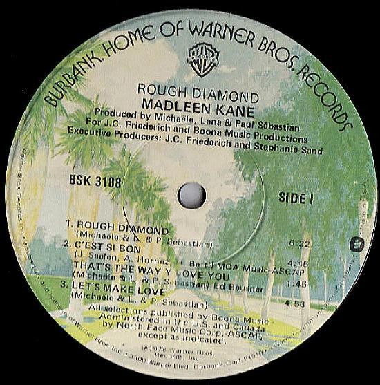 Madleen Kane - Rough Diamond | Warner Bros. Records (BSK 3188) - 3
