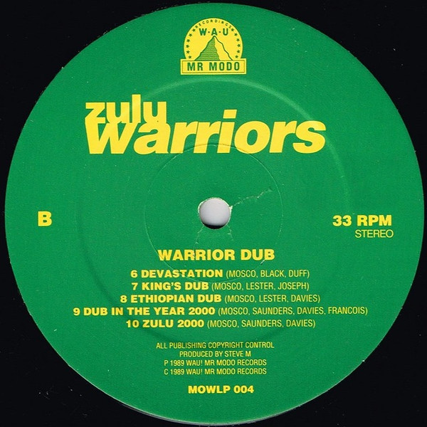 Zulu Warriors - Warrior Dub | WAU! Mr. Modo Recordings (MOWLP 004) - 4
