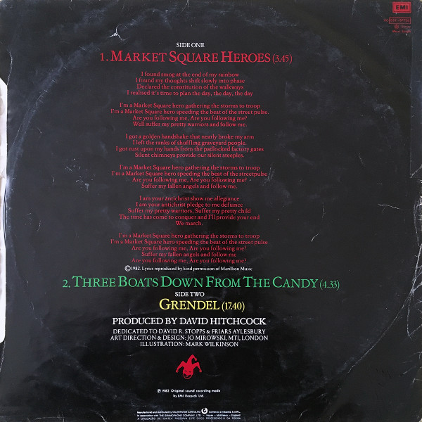 Marillion - Market Square Heroes | EMI (11C 052-07726) - 2 Marillion - Market Square Heroes | EMI (11C 052-07726) - 2