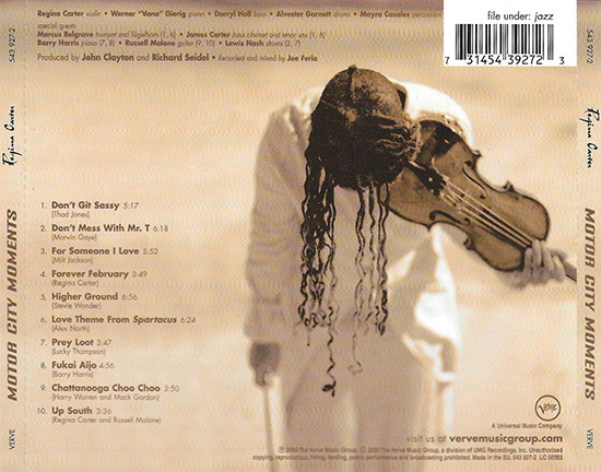 Regina Carter - Motor City Moments | Verve Records (543 927-2) - 2