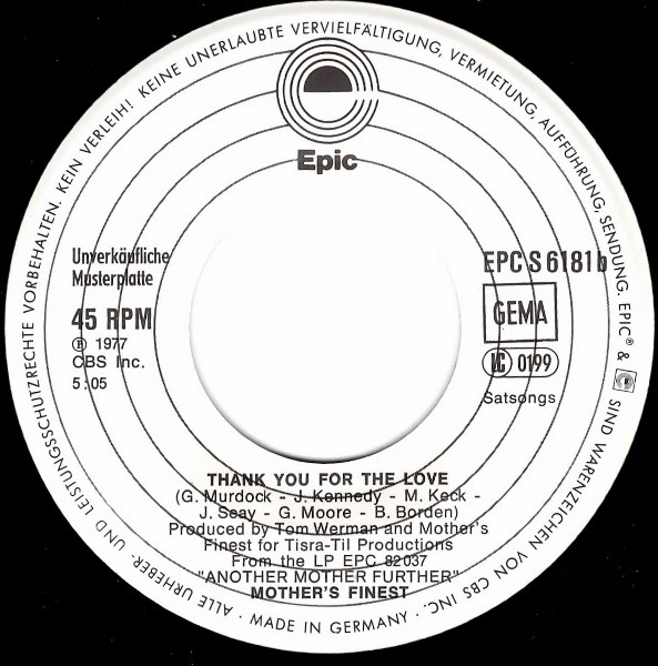 Mother's Finest - Dis Go Dis Way, Dis Go Dat Way | Epic (EPC S 6181) - 4 Mother's Finest - Dis Go Dis Way, Dis Go Dat Way | Epic (EPC S 6181) - 4