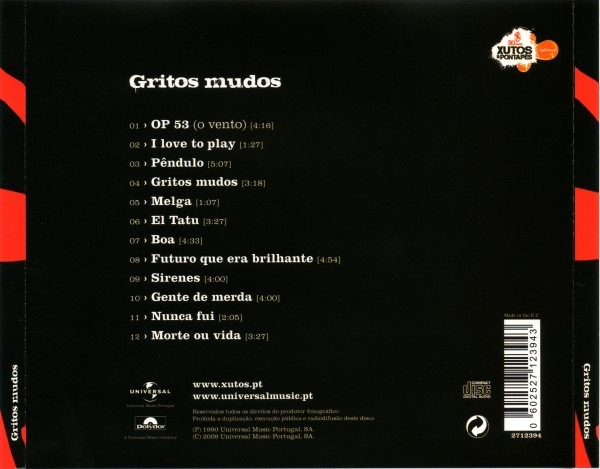 Xutos & Pontapés - Gritos Mudos | Universal Music Portugal (2712394) - 2