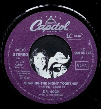 Dr. Hook - Sharing The Night Together | Capitol Records (1C 006 85 748) - 3
