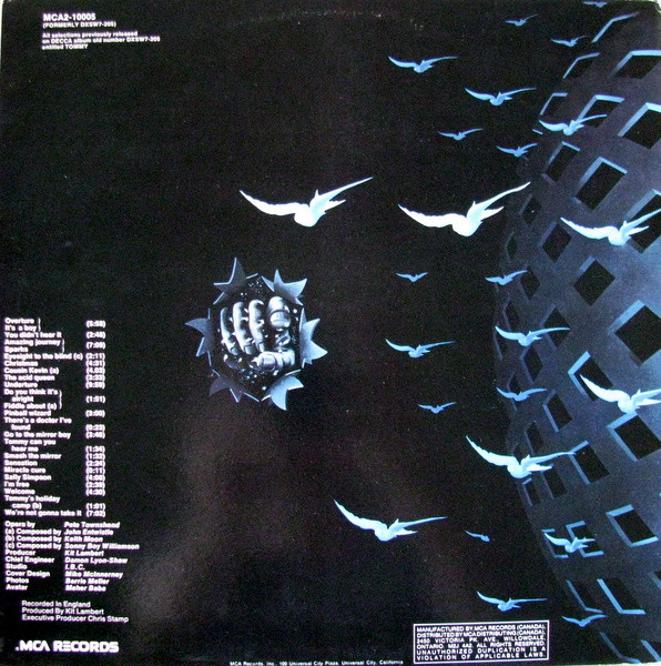 The Who - Tommy | MCA Records (MCA2-10005) - 2 The Who - Tommy | MCA Records (MCA2-10005) - 2