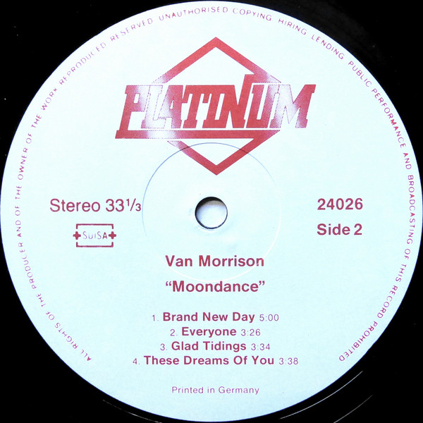 Van Morrison - Moondance | Platinum (PLP 14) - 3