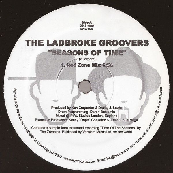The Ladbroke Groovers - Seasons Of Time | MAW Records (MAW 020)