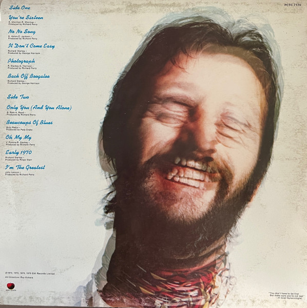 Ringo Starr - Blast From Your Past | Apple Records (PCTC 7170) - 2