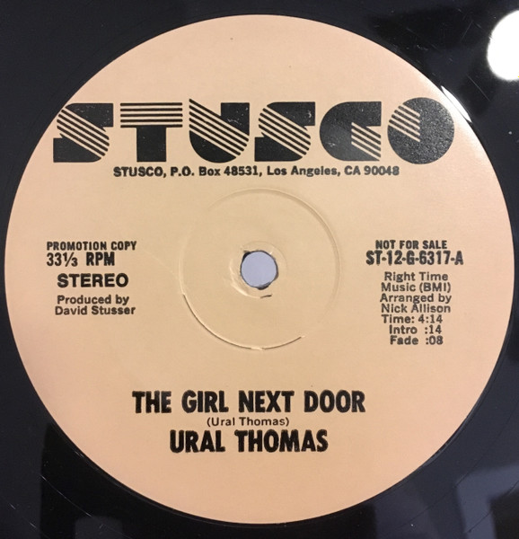 Ural Thomas - The Girl Next Door | STUSCO (ST-12-20-6317) - main