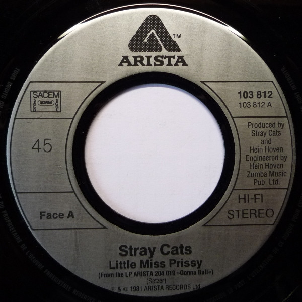 Stray Cats - Little Miss Prissy | Arista (103 812) - 3