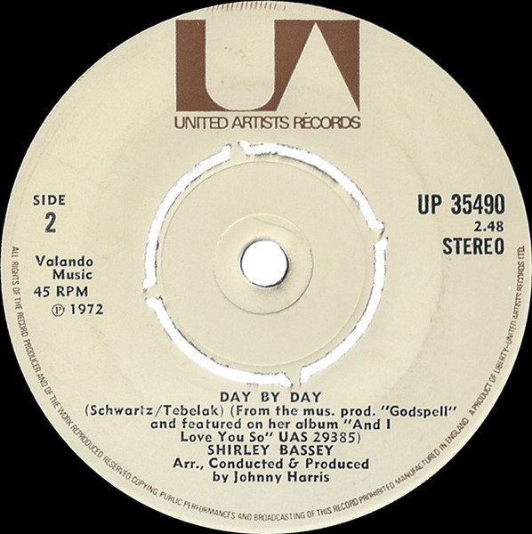 Shirley Bassey - Never, Never, Never (Grande, Grande, Grande) | United Artists Records (UP 35490) - 2