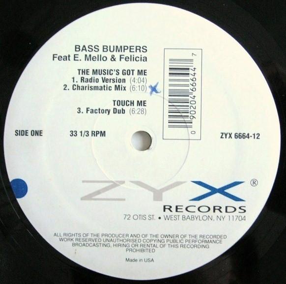 Bass Bumpers - The Music's Got Me | ZYX Records (ZYX 6664-12) - 2 Bass Bumpers - The Music's Got Me | ZYX Records (ZYX 6664-12) - 2