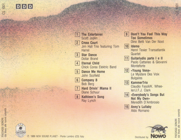 Various - Paesaggi Sonori - Dal Blues Alle Nuove Sonorità | New Sound Planet (CS 1001) - 2 Various - Paesaggi Sonori - Dal Blues Alle Nuove Sonorità | New Sound Planet (CS 1001) - 2