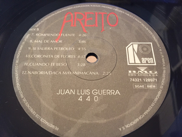 Juan Luis Guerra 4.40 - Areito | Karen Records (74321 128971) - 4 Juan Luis Guerra 4.40 - Areito | Karen Records (74321 128971) - 4