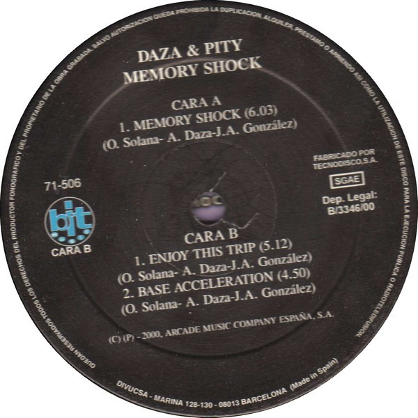 Daza & DJ Pity - Memory Shock | Bit Music (71-506) - 3
