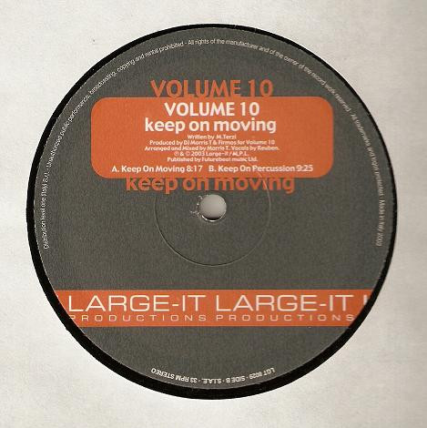 Volume 10 - Keep On Moving | Large-IT Productions (LGT 8029)