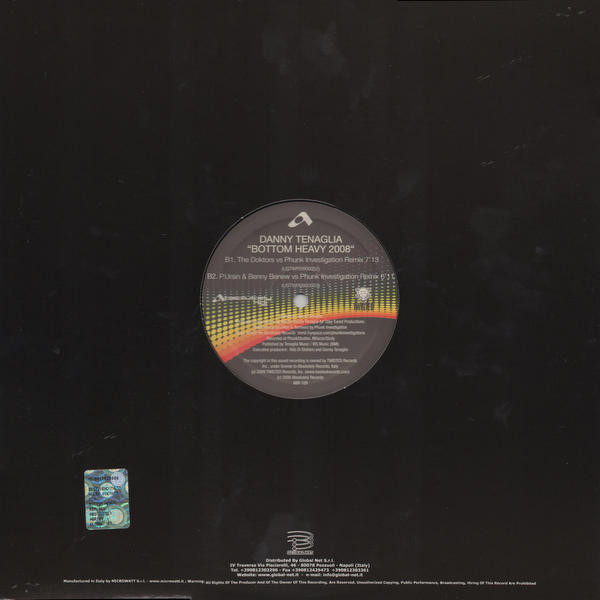 Danny Tenaglia - Bottom Heavy 2008 | Absolutely Records (ABR 109) - 2 Danny Tenaglia - Bottom Heavy 2008 | Absolutely Records (ABR 109) - 2