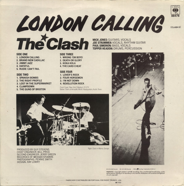 The Clash - London Calling | CBS (CBS 88478) - 2