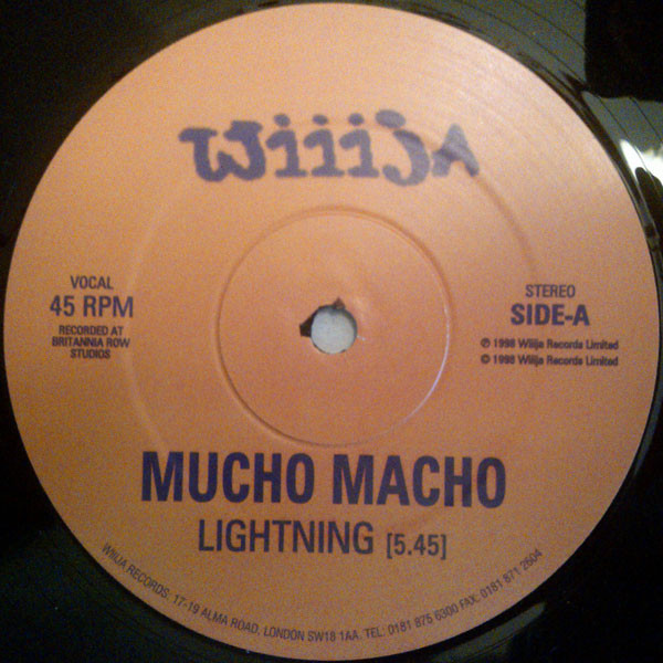 Mucho Macho - Lightning | Wiiija Records (WIJ 82T)