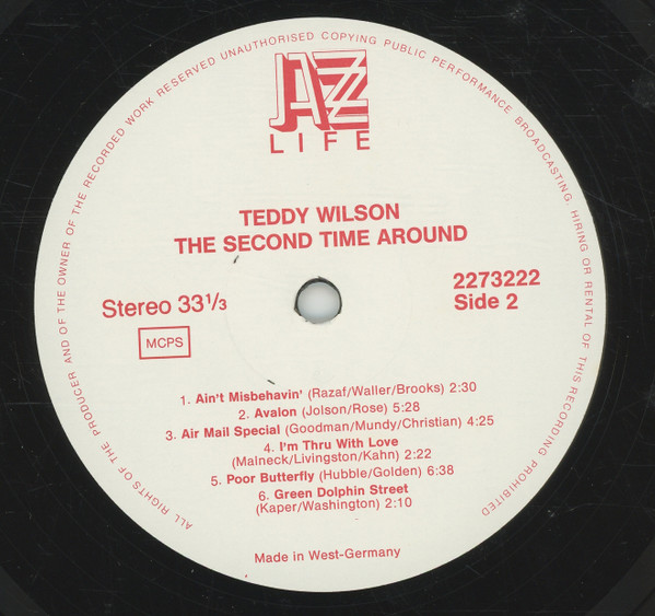 Teddy Wilson - The Second Time Around | Jazz Life (2273222) - 4