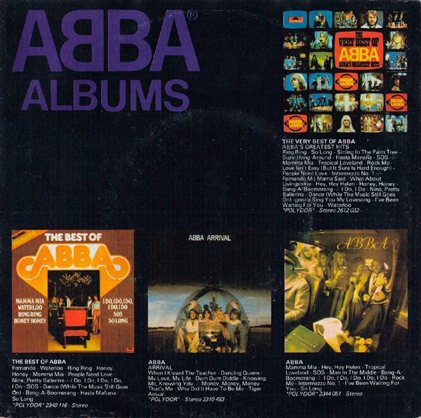 ABBA - The Name Of The Game / I Wonder (Departure) | Polydor (2001 742) - 2