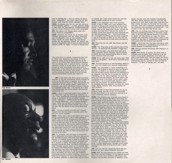 Oscar Peterson - Action | MPS Records (MPS 15 178 ST) - 3